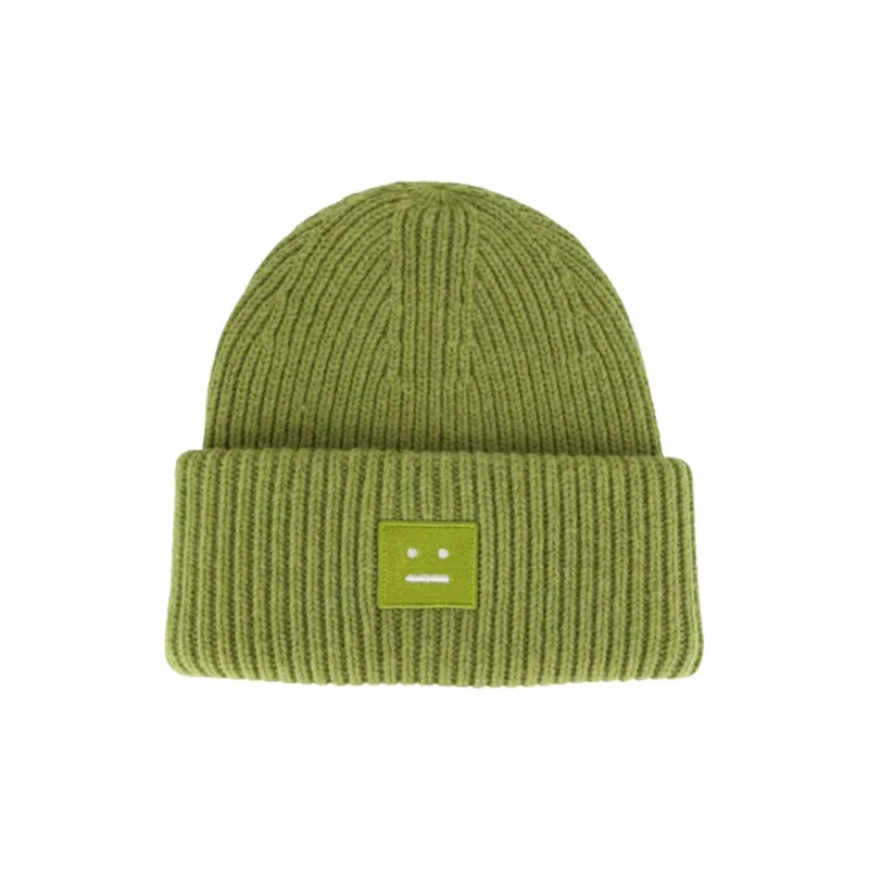 Lackpard Wool Knitted Fabric Beanies Unisex-3