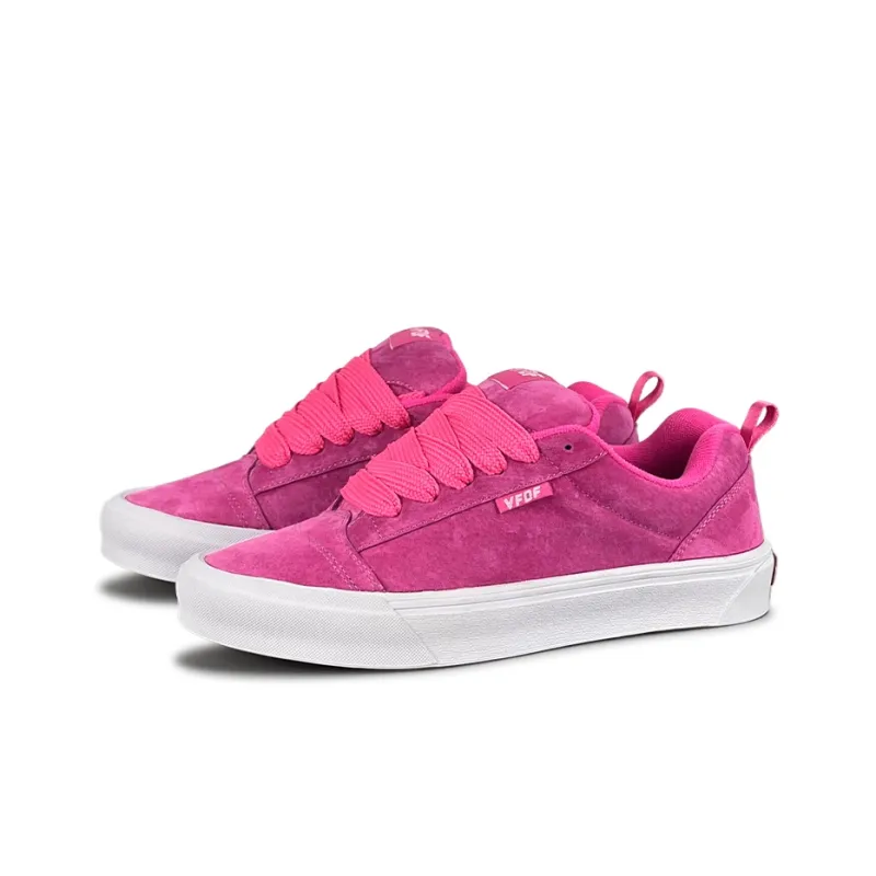 VFDF Puffy Shoes Low Top Skateboard Shoes Unisex Dragon Fruit Pink-2