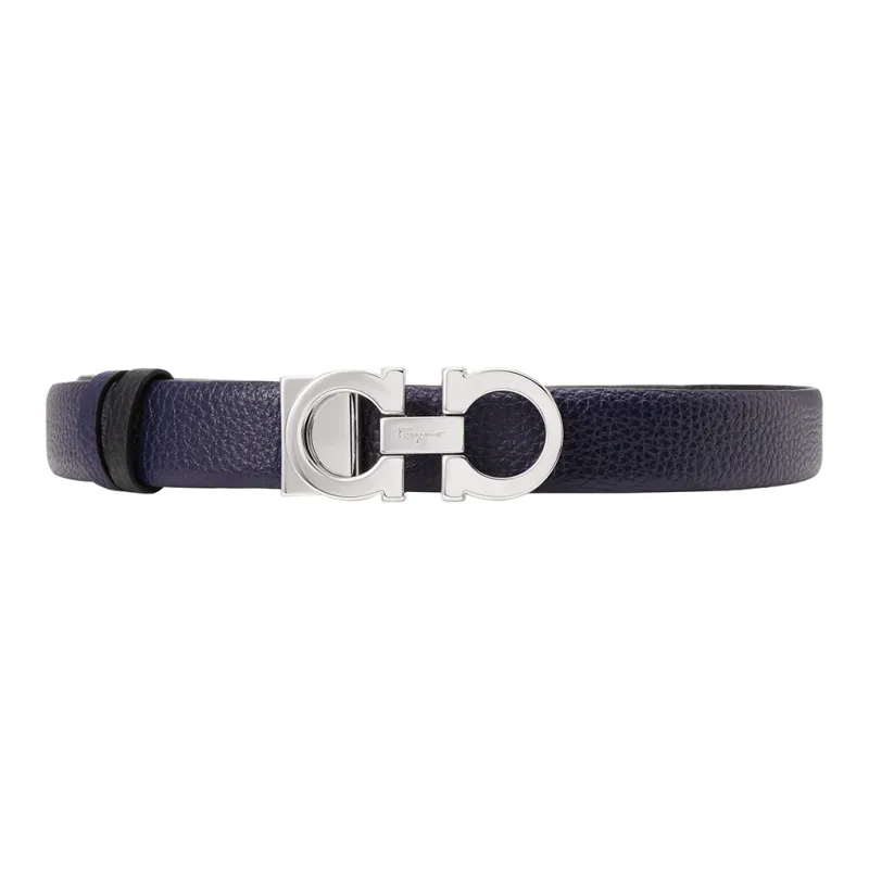 FERRAGAMO Calfskin Leather Belts Women's Purple Width  2.5cm-2