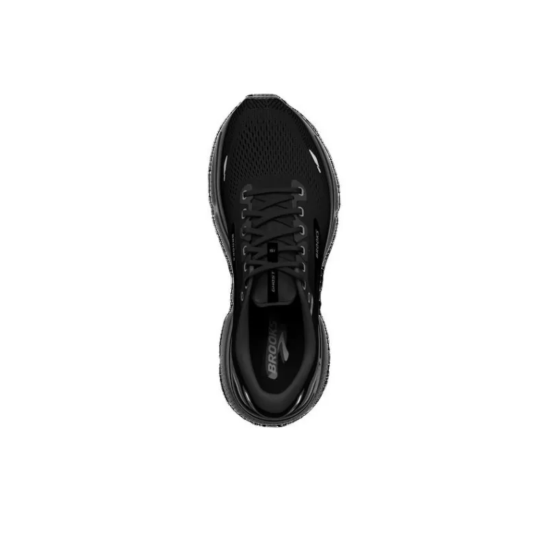 Brooks Ghost 15 Anti Slip Wear Resistant Low Top Running Shoes Women's Black-3