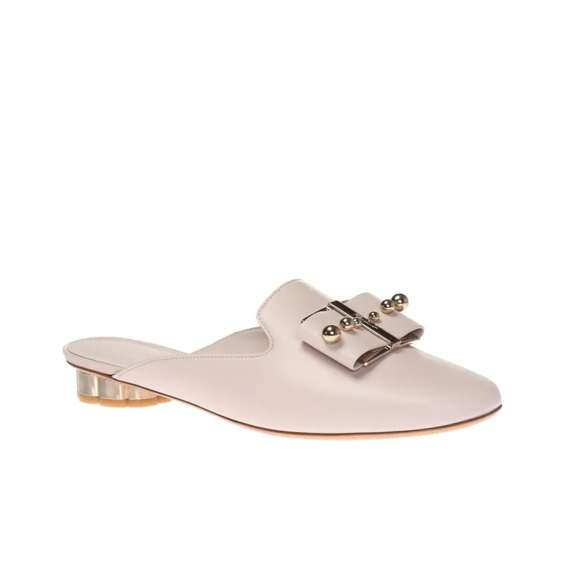 FERRAGAMO Closed Toe Slippers Women's Pink-2