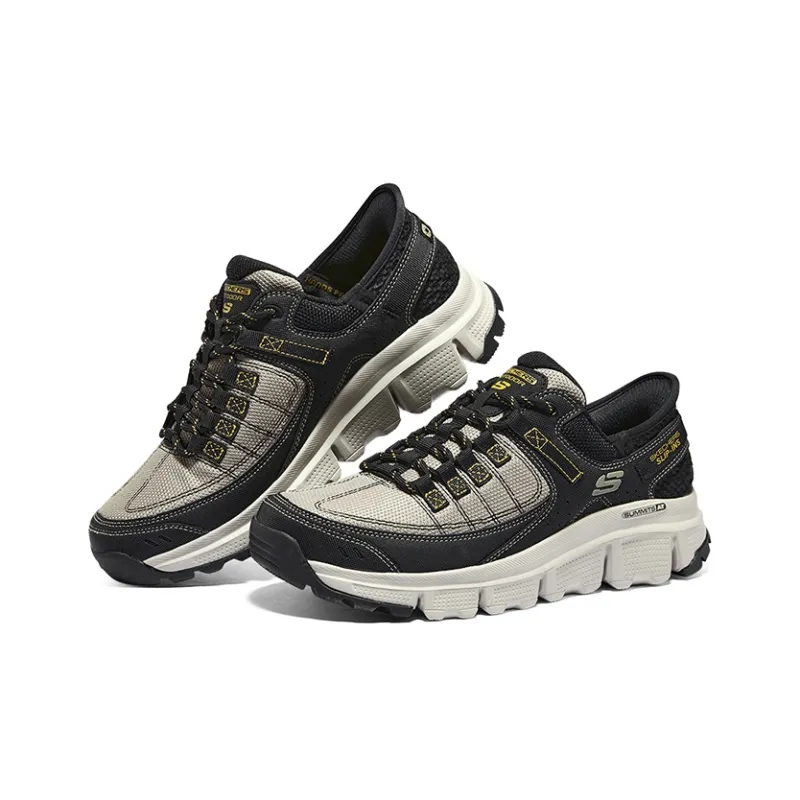 Skechers Hands Free Slip Ins Anti Slip Wear Resistant Low Top Outdoor Shoes Men's Taupe-3