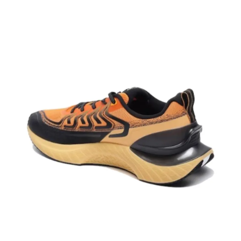 XTEP Cushioning Anti Slip And Wear Resistant Low Top Running Shoes Men's Yellow Black-2