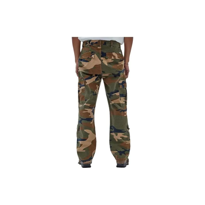 GUESS Casual Pants Men Green-1