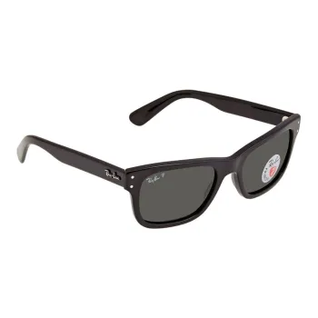 RayBan Acetate Irregular Shape Sunglasses Men's Black