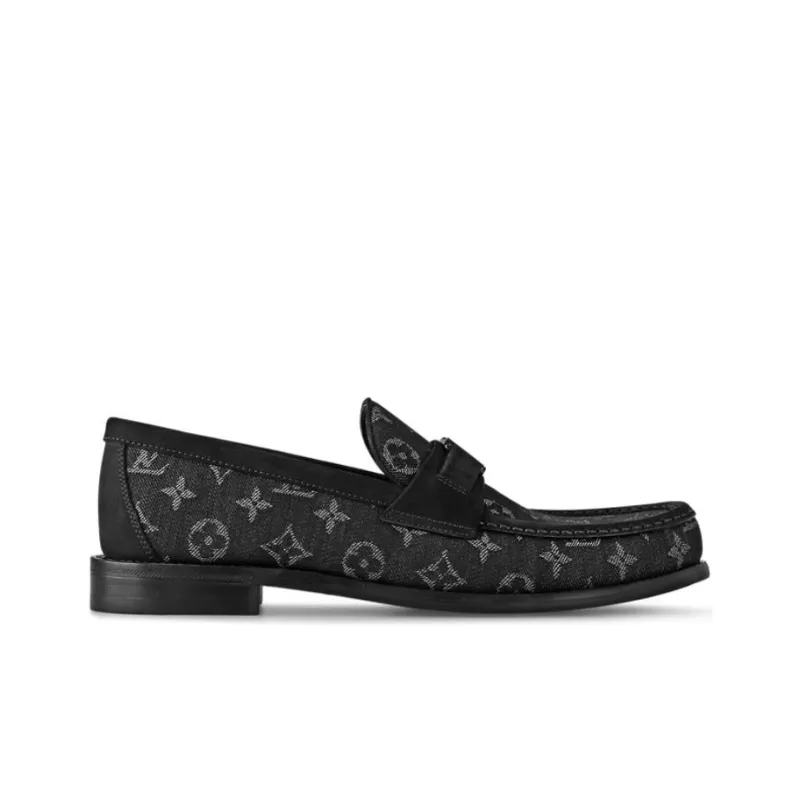 LOUIS VUITTON Major Loafers Men's Black-1