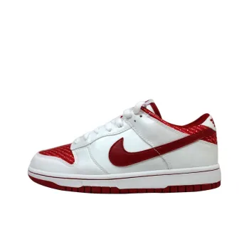 Nike Dunk Low White/Varsity Red Women's