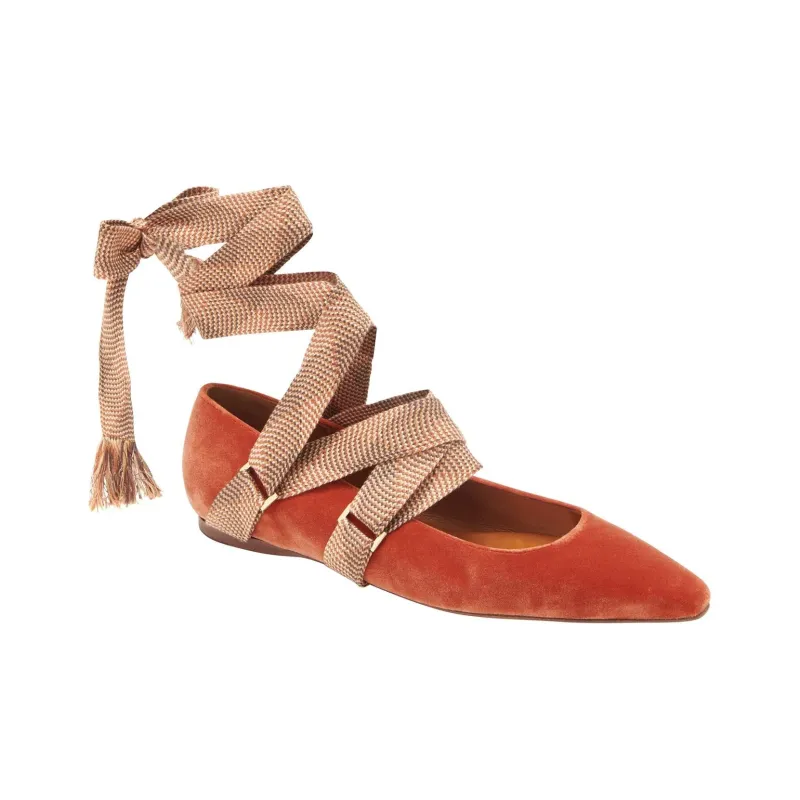 Ulla Johnson Casual Single Shoes Women's Red-2