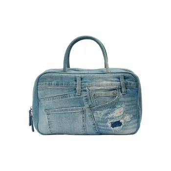 Margin Goods Denim One Shoulder Handbags Small Size Women's Blue
