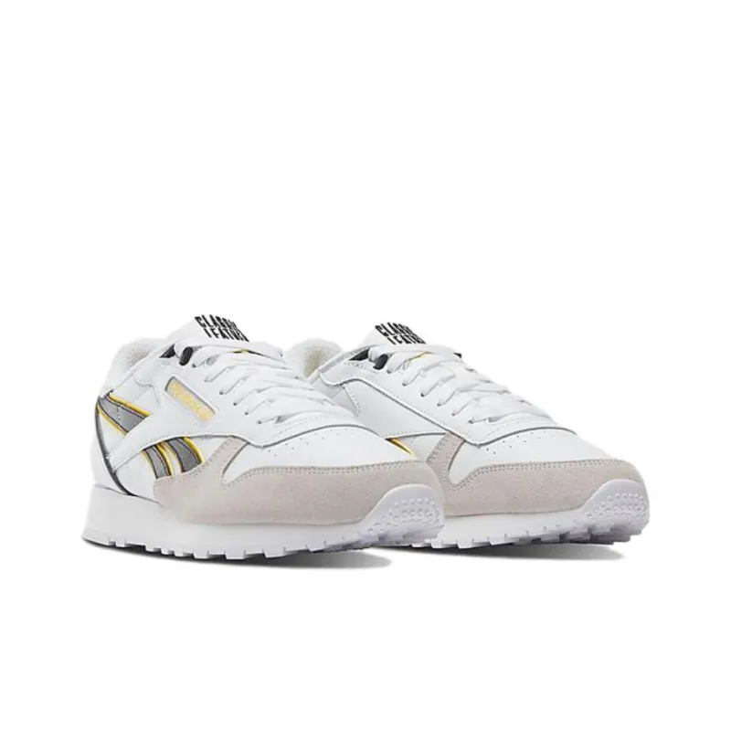 Reebok Classic Leather 'White Black Yellow'-2