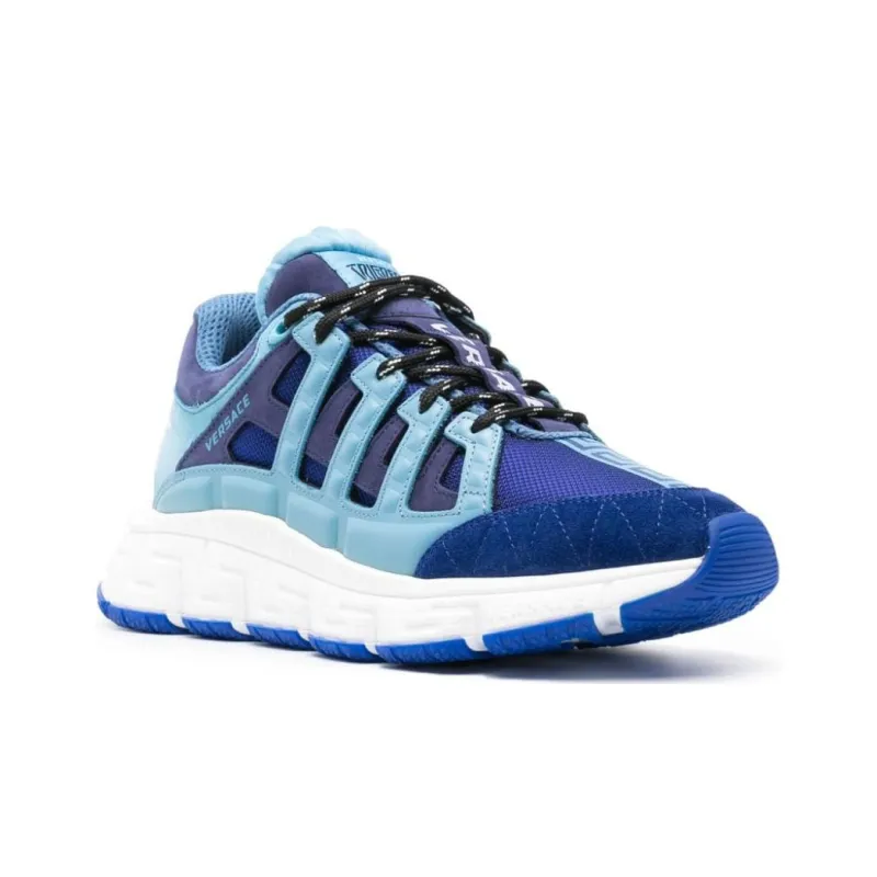 VERSACE Trigreca Low Top Blue Navy-2