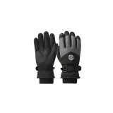 Cycling Thermal-Round Logo Gray Black-Men's