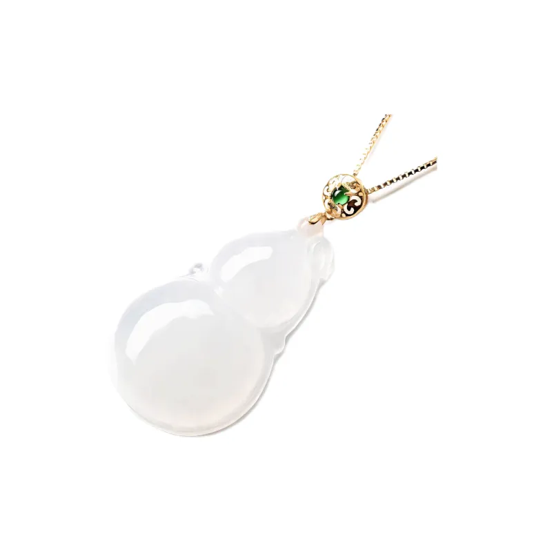 Abby's Wonderland Ice Glutinous Jadeite Pendants Unisex-3