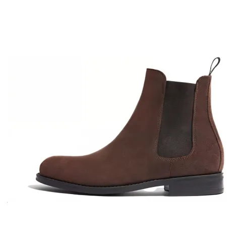 SCAROSSO Claudia Suede Chelsea Boots