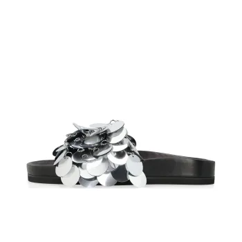 Paco Rabanne Sparkle Decorative Applique Slides Women's
