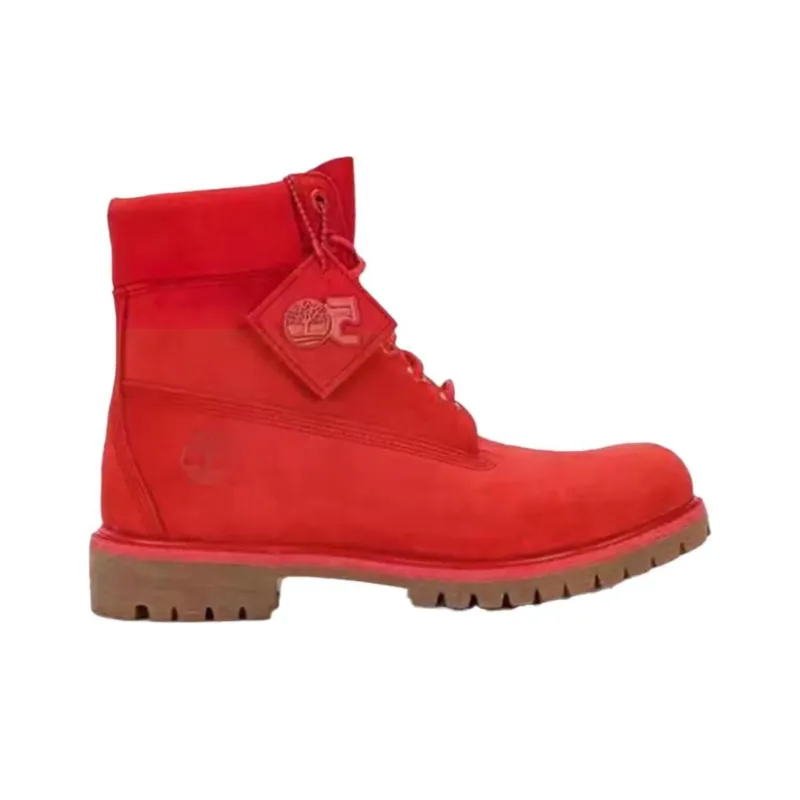 Timberland 50th Anniversary Edition Premium 6 Inch Waterproof Boot 'Medium Red Nubuck'-1