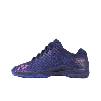 YONEX POWER CUSHION 65 Anti Slip Wear Resistant Low Top Badminton Shoes Women's Purple Blue