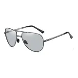 Gunmetal Frame with Photochromic Lens (Foldable)