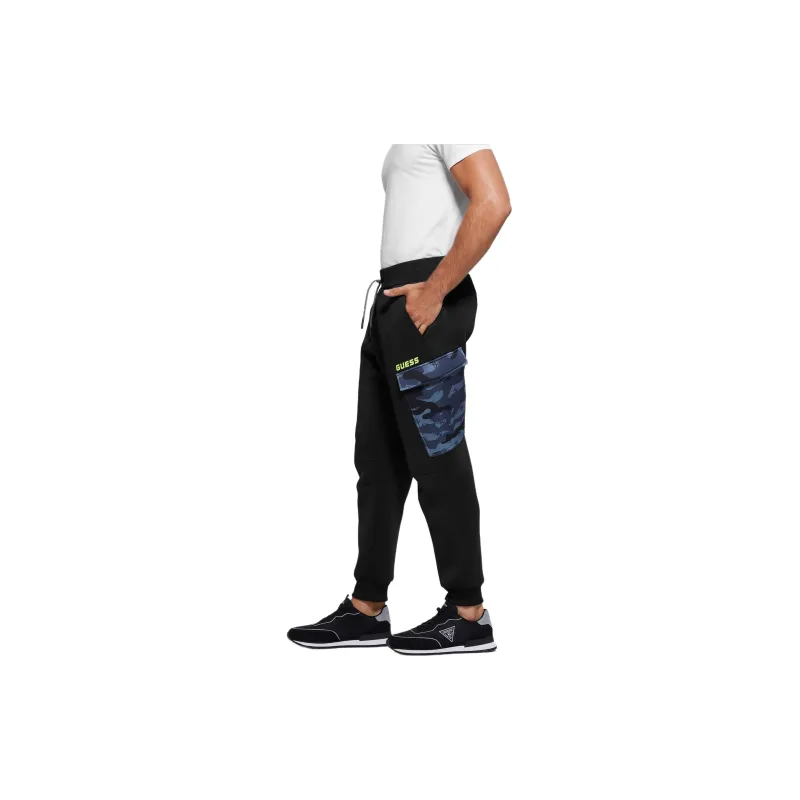 GUESS Derych Cargo Pants Casual Pants Men's Black-2
