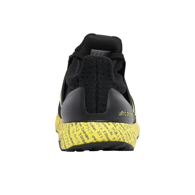 Adidas Ultra Boost 5.0 Dna 3 Stripe Life Black Yellow-3