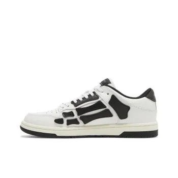 AMIRI Skel Top Low White Black White