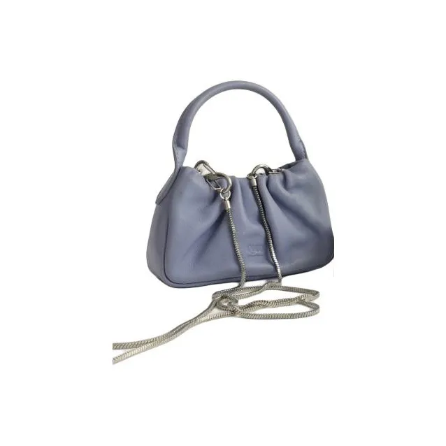 QULU Sheepskin Shoulder Bag Crossbody Bag Handbag Mini Women's White-15