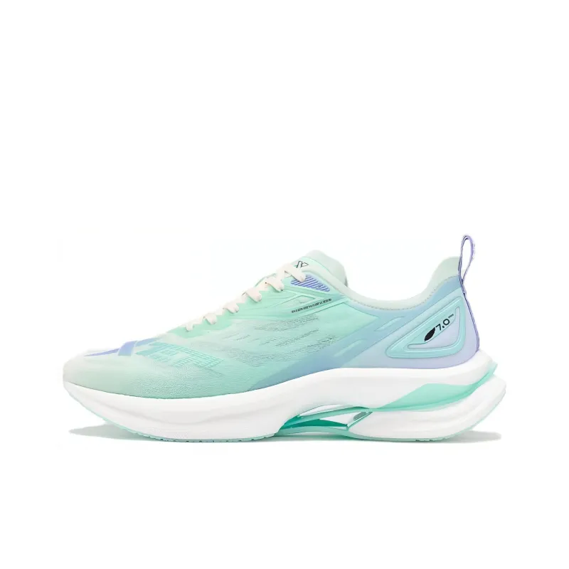 XTEP To Light 7.0 PRO Anti Slip And Wear Resistant Breathable Low Top Long Distance Running Shoes Men's Light Dusk Blue-0