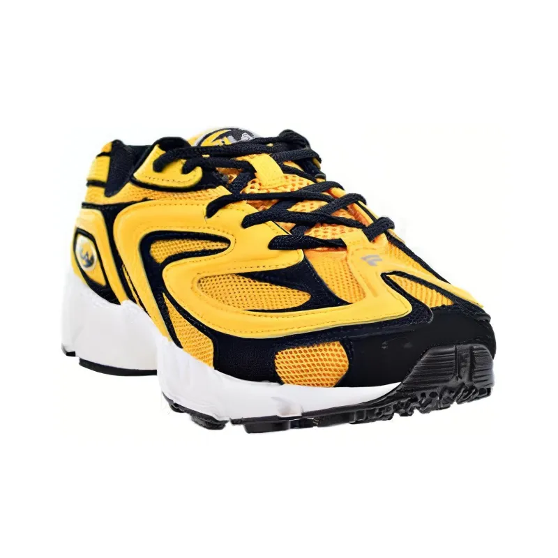FILA Cushioned Slip Resistant Low Top Running Shoes Men's Yellow-2