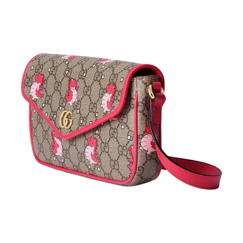 GUCCI Canvas Leather Binding Crossbody Bag, Shoulder Bag Women's-1