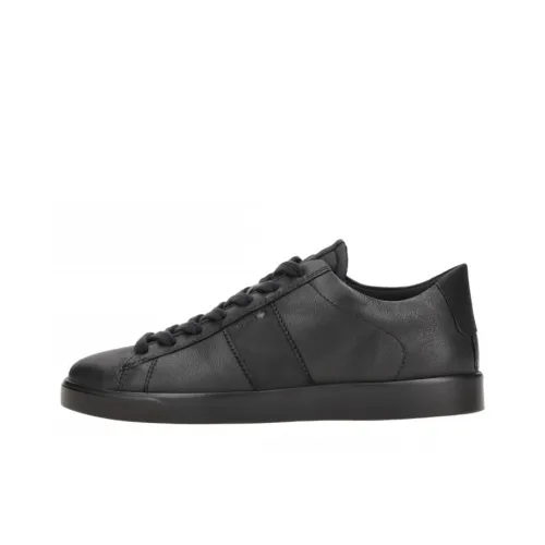 Ecco Low-Top Skateboard Shoes Women's Black