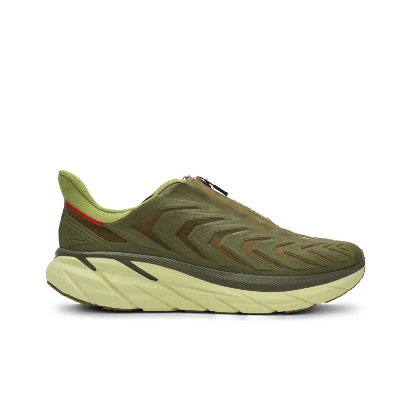 HOKA ONE ONE Project Clifton Avocado Dark Citron-1
