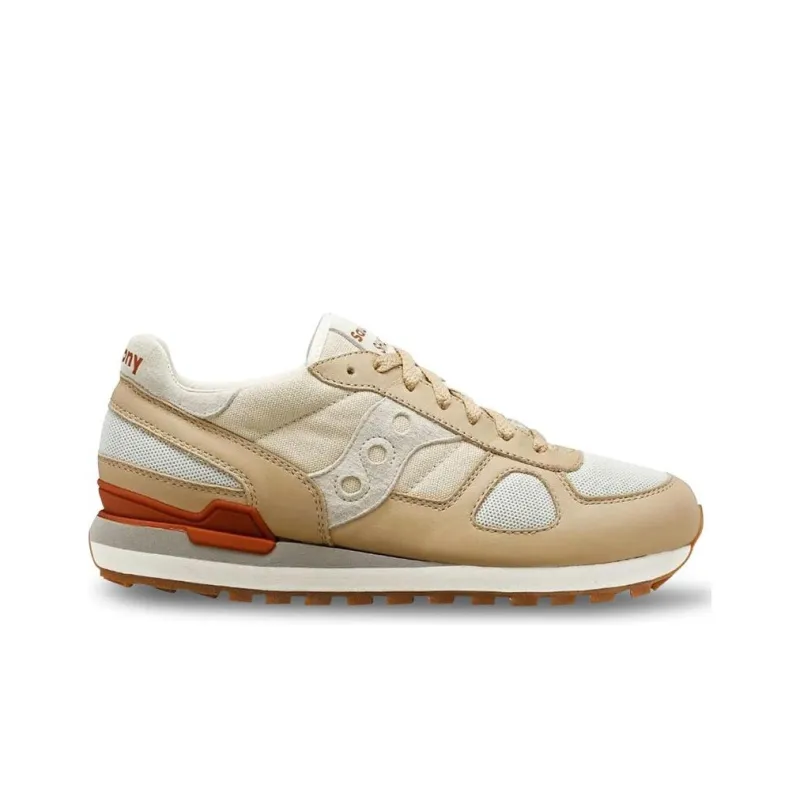 Saucony Shadow Original Slip Resistant, Abrasion Resistant, Lightweight Low Top Running Shoes Men's Brown-1
