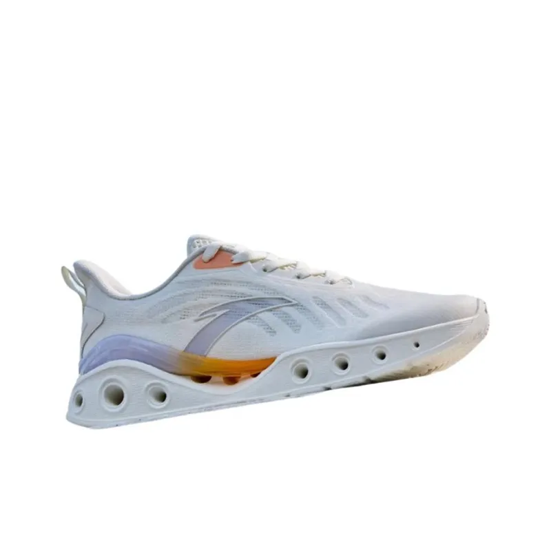 Anta Anti Slip Wear Resistant Low Top Energy Ring Technology Running Shoes Women's White-1