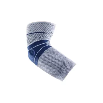 BAUERFEIND Elbow Pads Protective Warm Breathable Compression Silver Titanium Gray