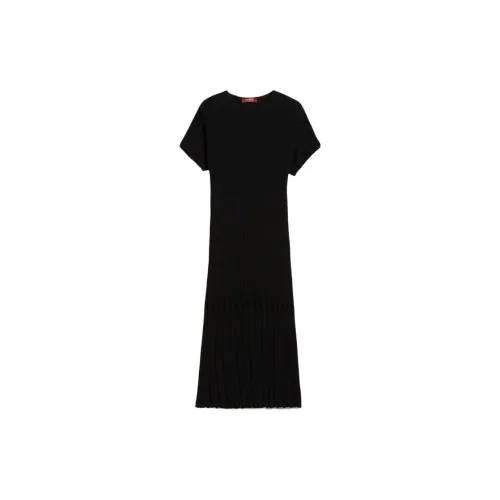 MaxMara Short-Sleeved Dresses Women's Black