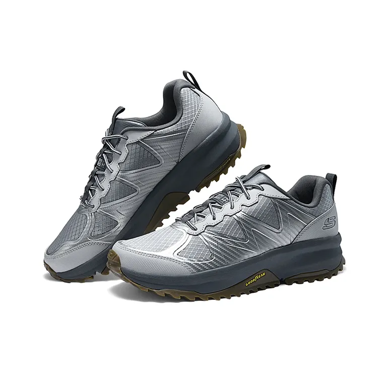 Skechers Lanyin Collection Low Top Outdoor Shoes Men's Gray-3