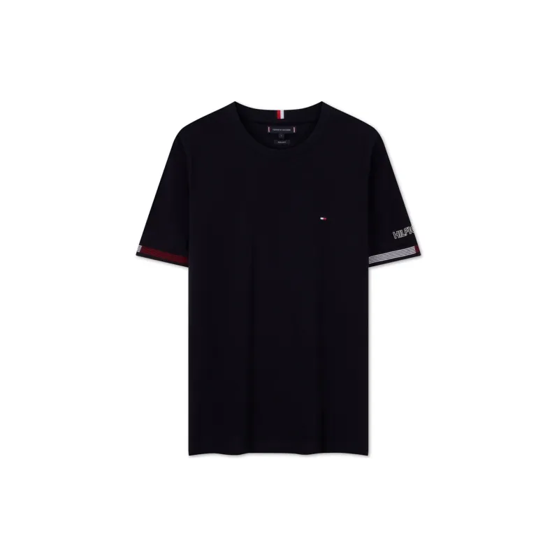 Tommy Hilfiger Logo-embroidered T-shirt-0