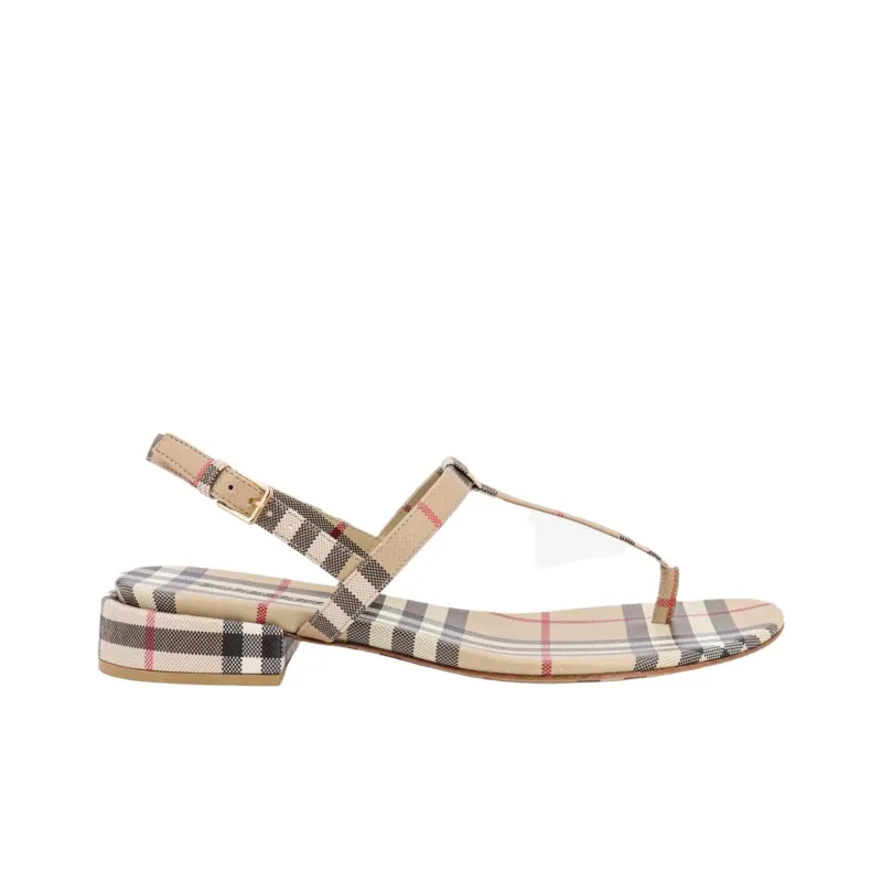 Burberry Vintage Strap Sandals Women's Beige-1