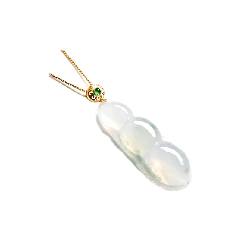 Abby's Wonderland Ice Glutinous Jadeite Pendants Unisex-1