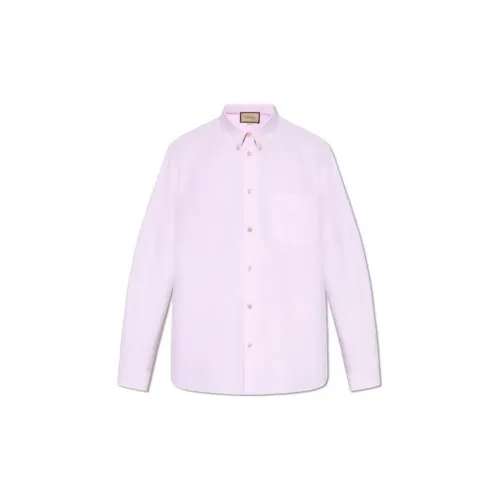 GUCCI Shirts Men Pink