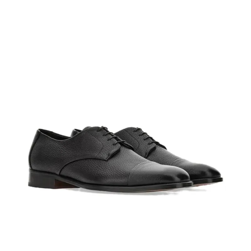 Canali Dress Shoes Men Low-Top Black-1