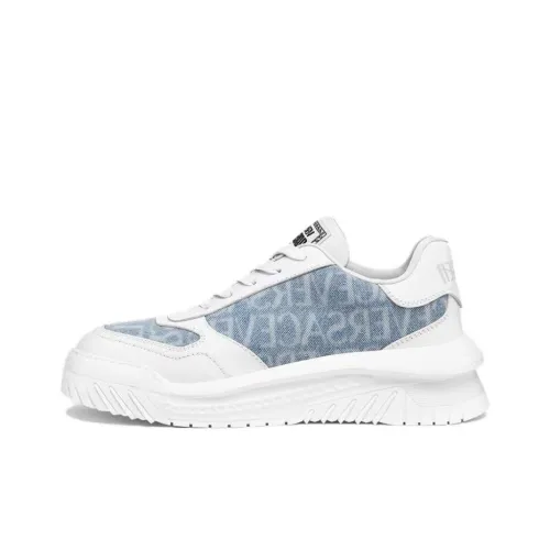 FANSIZHE Low Top Casual Shoes Men's White Blue
