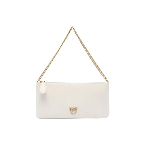 PINKO Cow Leather Handbag Women's White