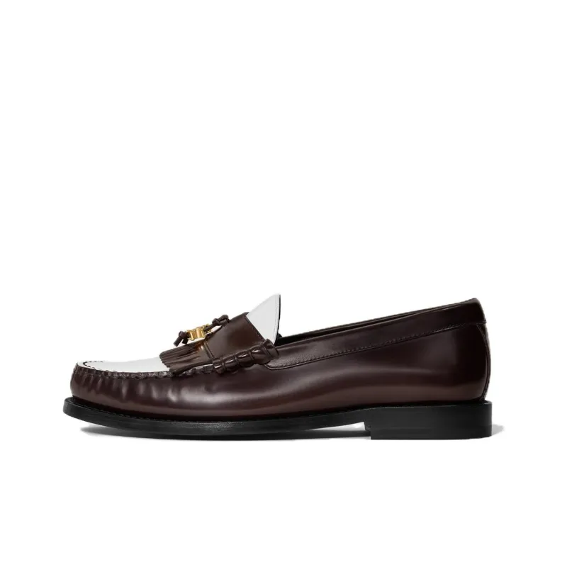 CELINE Triomphe Loafers 2cm Women's Brown-0