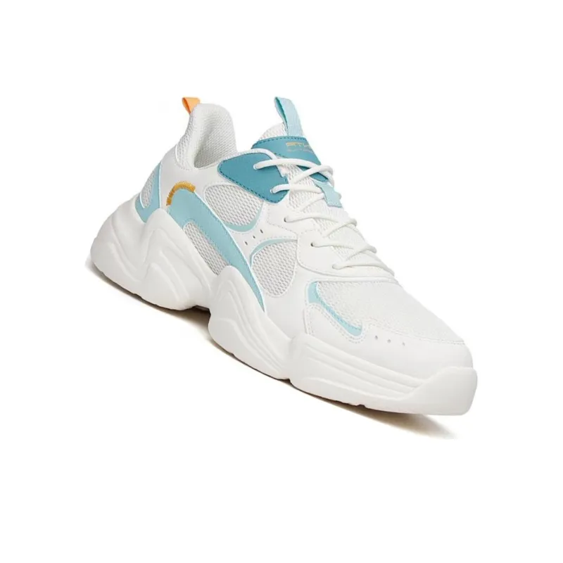 Anta Life Collection Anti Slip Wear Resistant Low Top Casual Shoes Men's White Blue Orange-2
