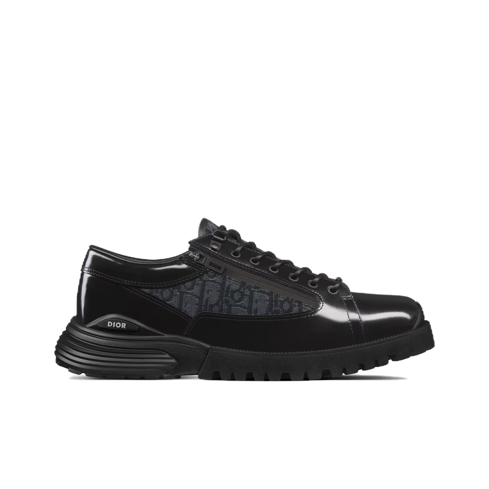 DIOR Combat Casual Shoes Men's Black - POIZON
