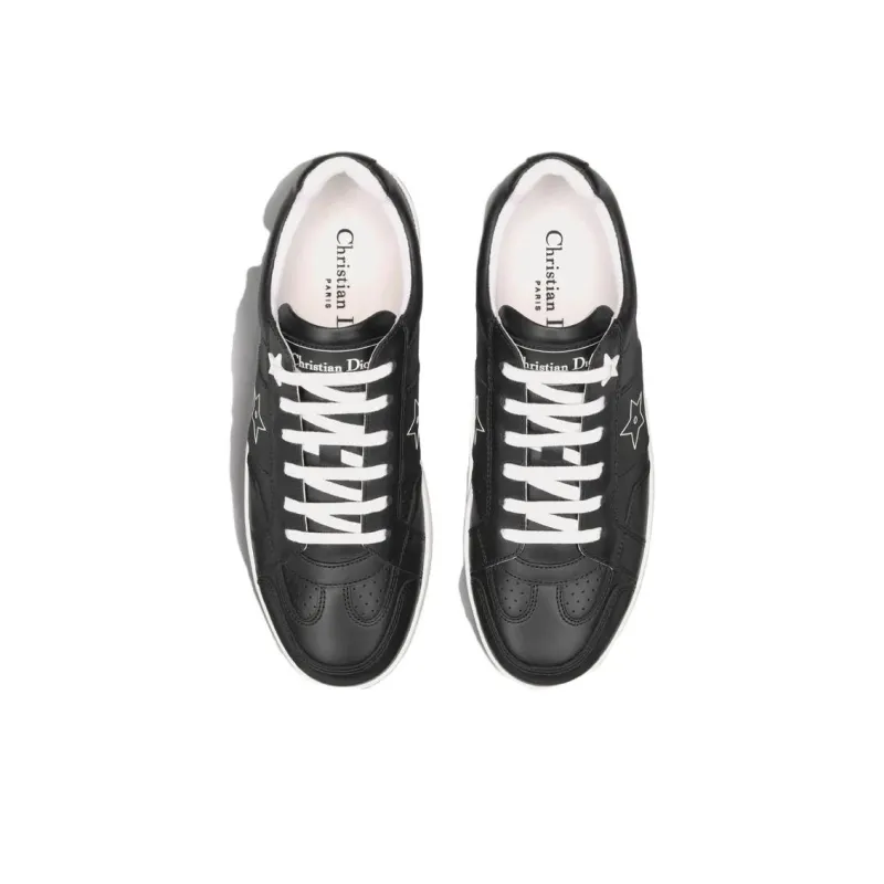 DIOR Dior Star Stylish Skateboarding Shoes Women's Black-3