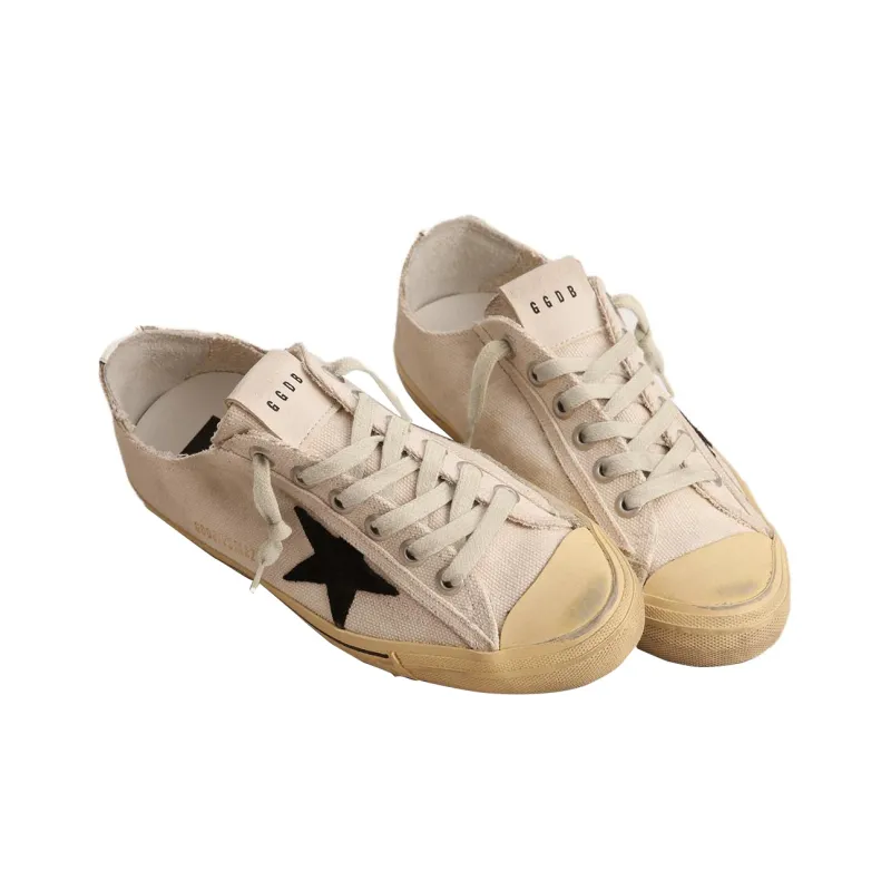 Golden Goose V-Star Distressed Sneakers-2