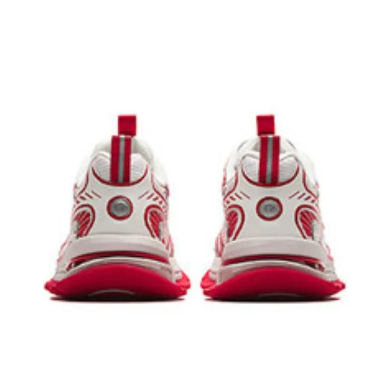 Anta Anta Champion All Weather Series Slip Resistant Low Top Running Shoes Men's White Red-4