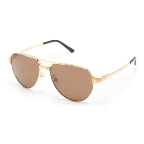 Cartier Eyewear Santos De Cartier Pilot-frame Sunglasses